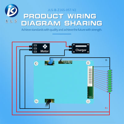 LFP Battery Management Systems 30A 16S Hardware Bms 6S 8S 10S 13S 16S NMC 68V